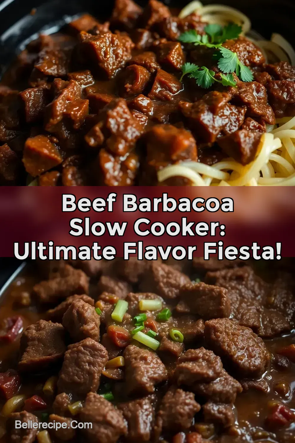 Beef Barbacoa Slow Cooker: Ultimate Flavor Fiesta! : PIN FOR LATER Beef Barbacoa Slow Cooker: Ultimate Flavor Fiesta!