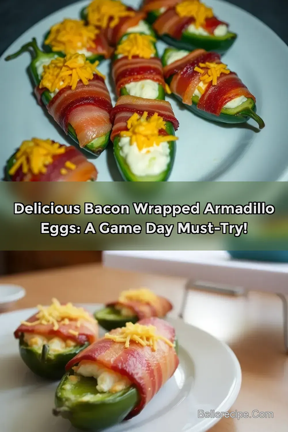 Delicious Bacon Wrapped Armadillo Eggs: A Game Day Must-Try! : PIN FOR LATER Delicious Bacon Wrapped Armadillo Eggs: A Game Day Must-Try!