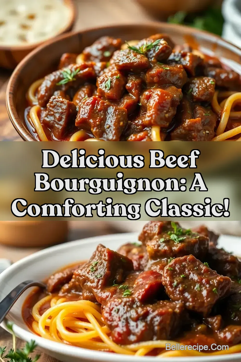 Delicious Beef Bourguignon: A Comforting Classic!