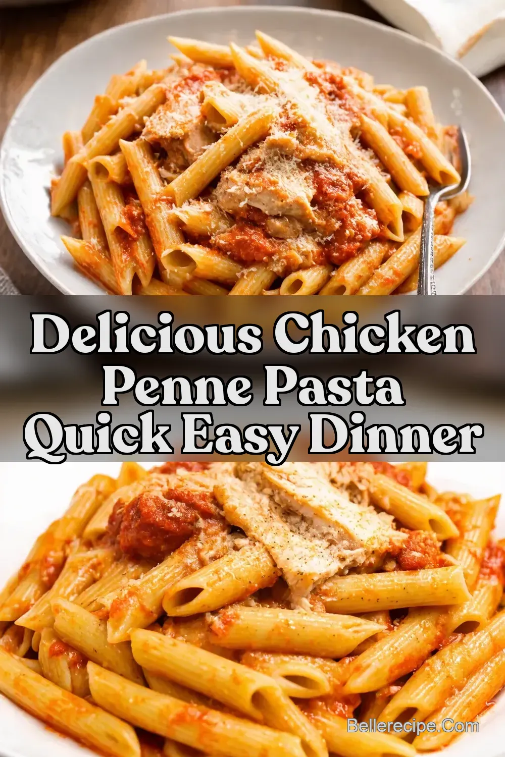 Chicken Parmesan Penne Pasta Classic Comfort Easy -…