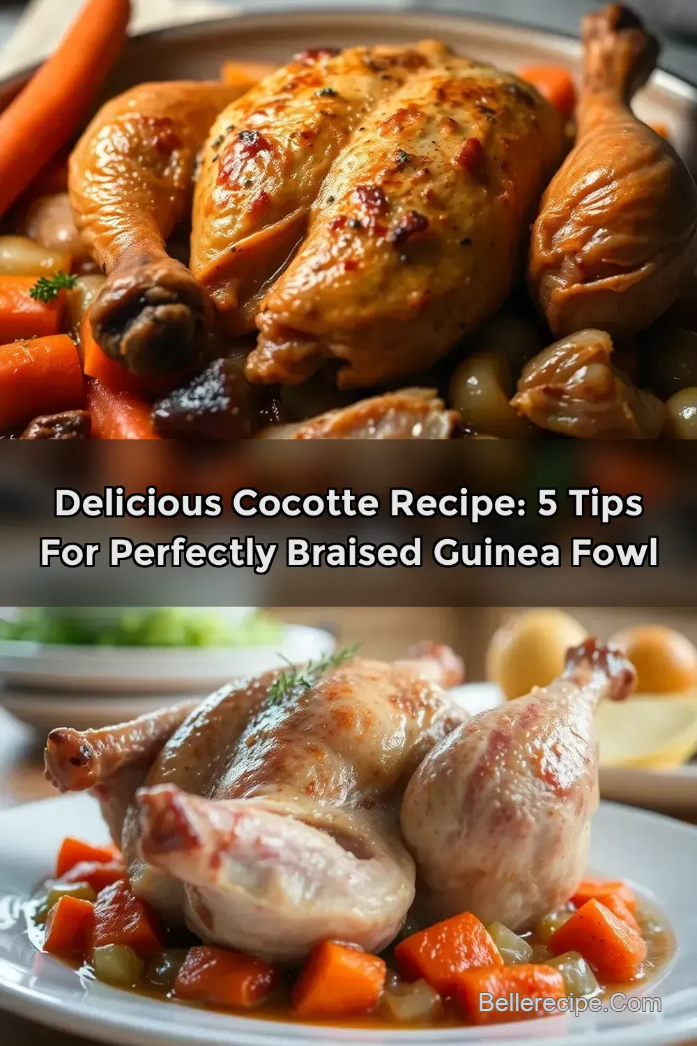 Comforting recette de pintade en morceaux en cocotte: My…