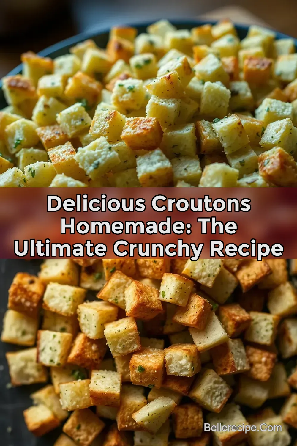 Delicious Croutons Homemade: The Ultimate Crunchy Recipe : PIN FOR LATER Delicious Croutons Homemade: The Ultimate Crunchy Recipe