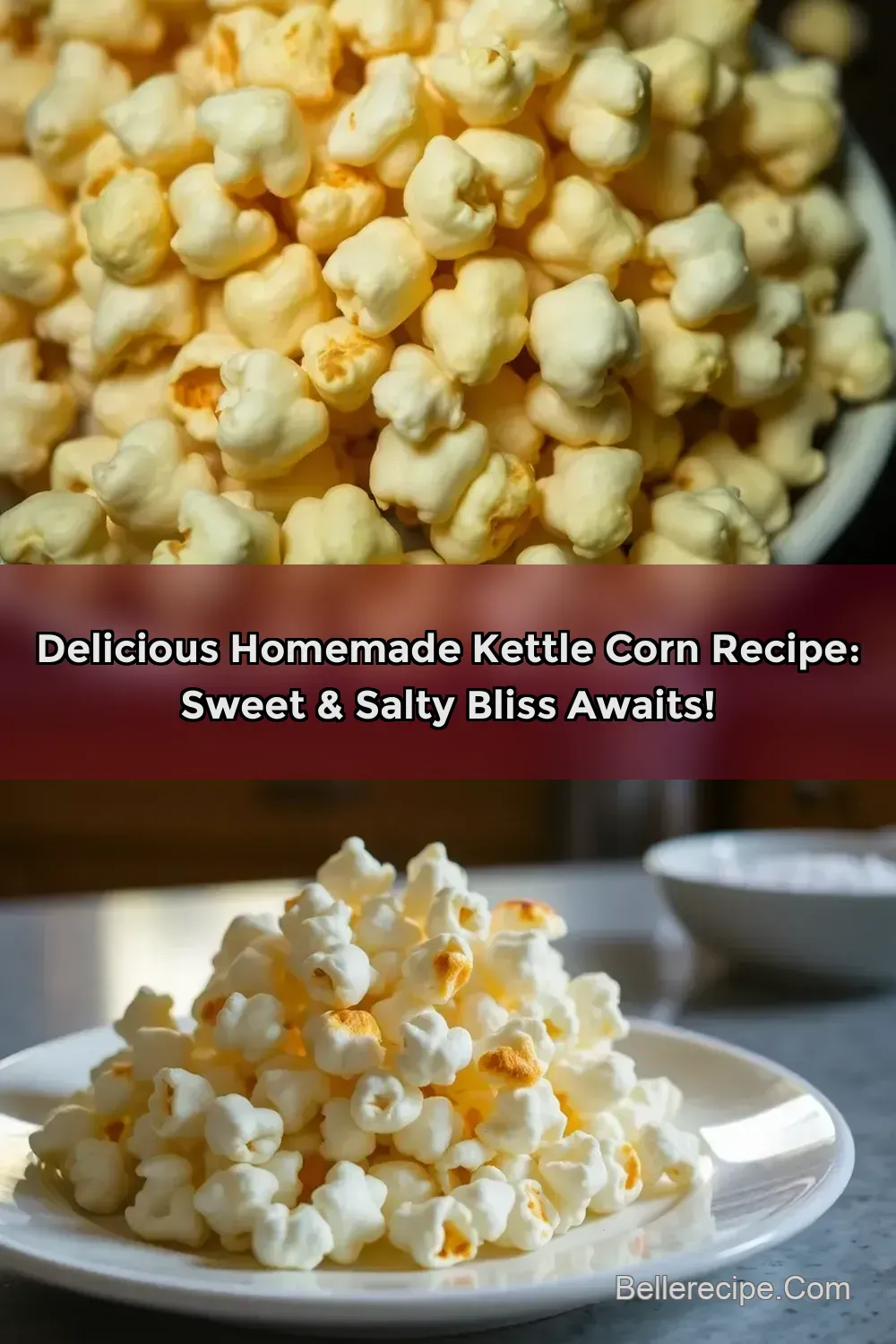 Delicious Homemade Kettle Corn Recipe: Sweet & Salty Bliss Awaits! : PIN FOR LATER Delicious Homemade Kettle Corn Recipe: Sweet & Salty Bliss Awaits!