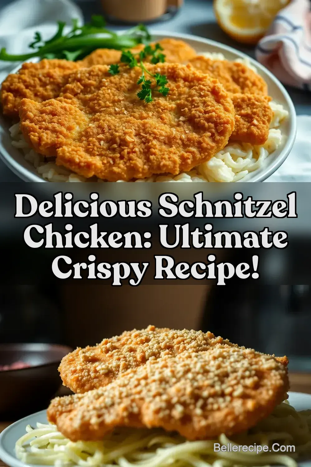 Delicious Schnitzel Chicken: Ultimate Crispy Recipe! : PIN FOR LATER Delicious Schnitzel Chicken: Ultimate Crispy Recipe!