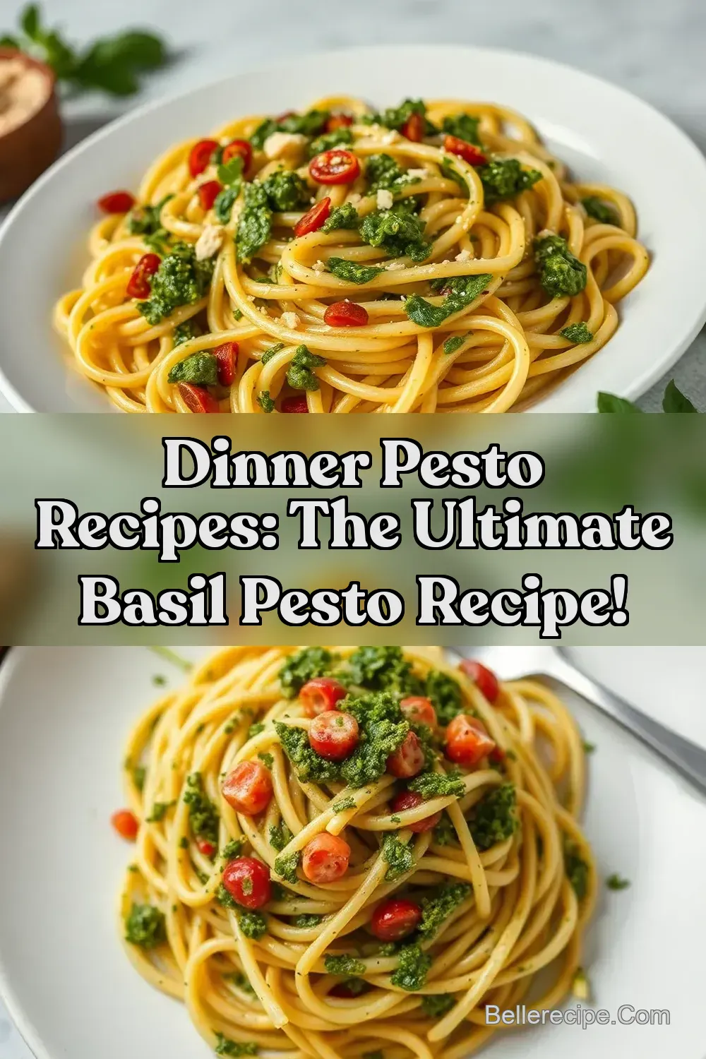 Dinner Pesto Recipes: The Ultimate Basil Pesto Recipe!