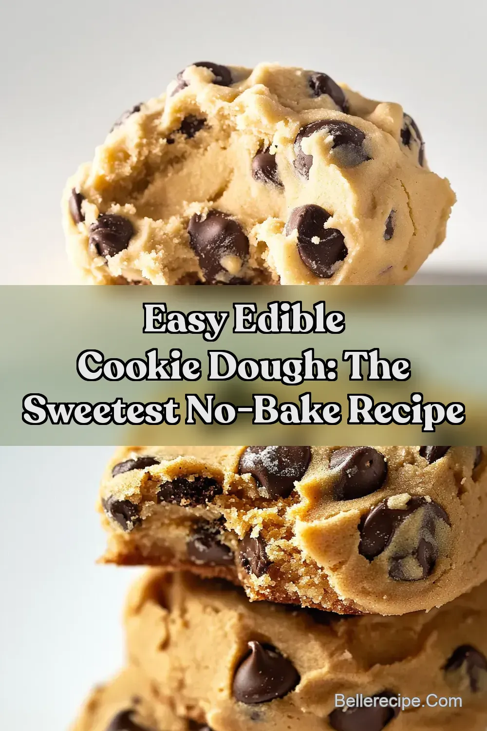 Easy Edible Cookie Dough: The Sweetest No-Bake Recipe : PIN FOR LATER Easy Edible Cookie Dough: The Sweetest No-Bake Recipe
