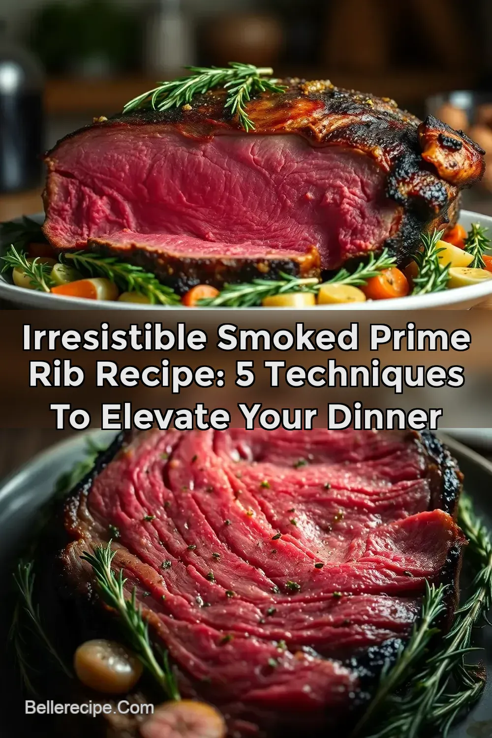 Irresistible Smoked Prime Rib Recipe: 5 Techniques to Elevate Your Dinner : PIN FOR LATER Irresistible Smoked Prime Rib Recipe: 5 Techniques to Elevate Your Dinner