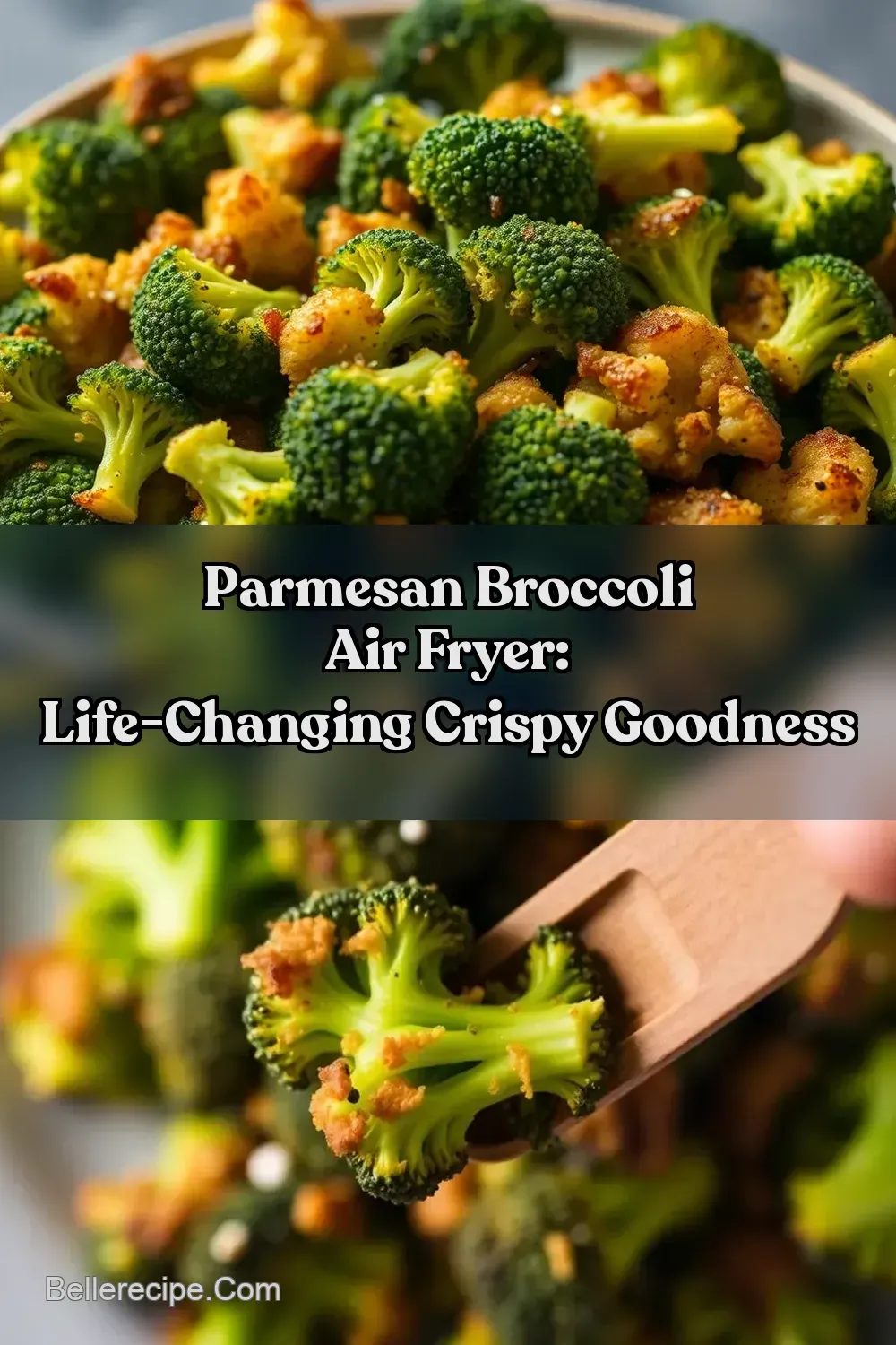 Parmesan Broccoli Air Fryer: Life-Changing Crispy Goodness : PIN FOR LATER Parmesan Broccoli Air Fryer: Life-Changing Crispy Goodness