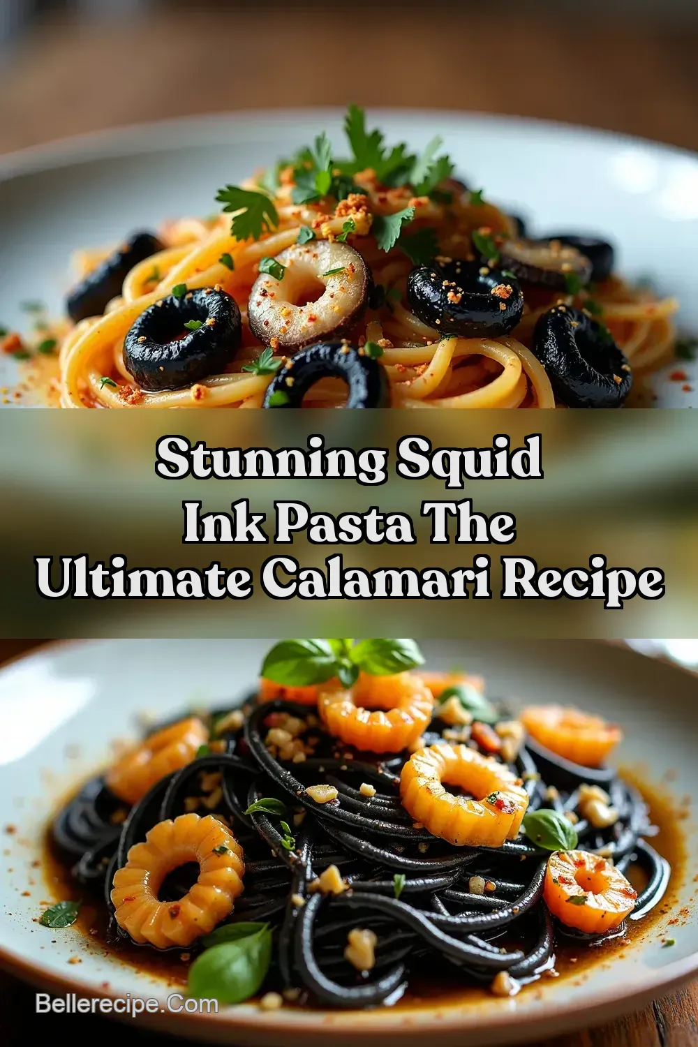 Midnight Calamari My Squid Ink Pasta Recipe - BelleRecipe