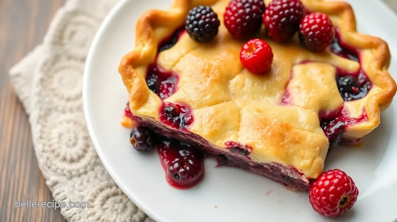 Simple Goumi Berry Pie