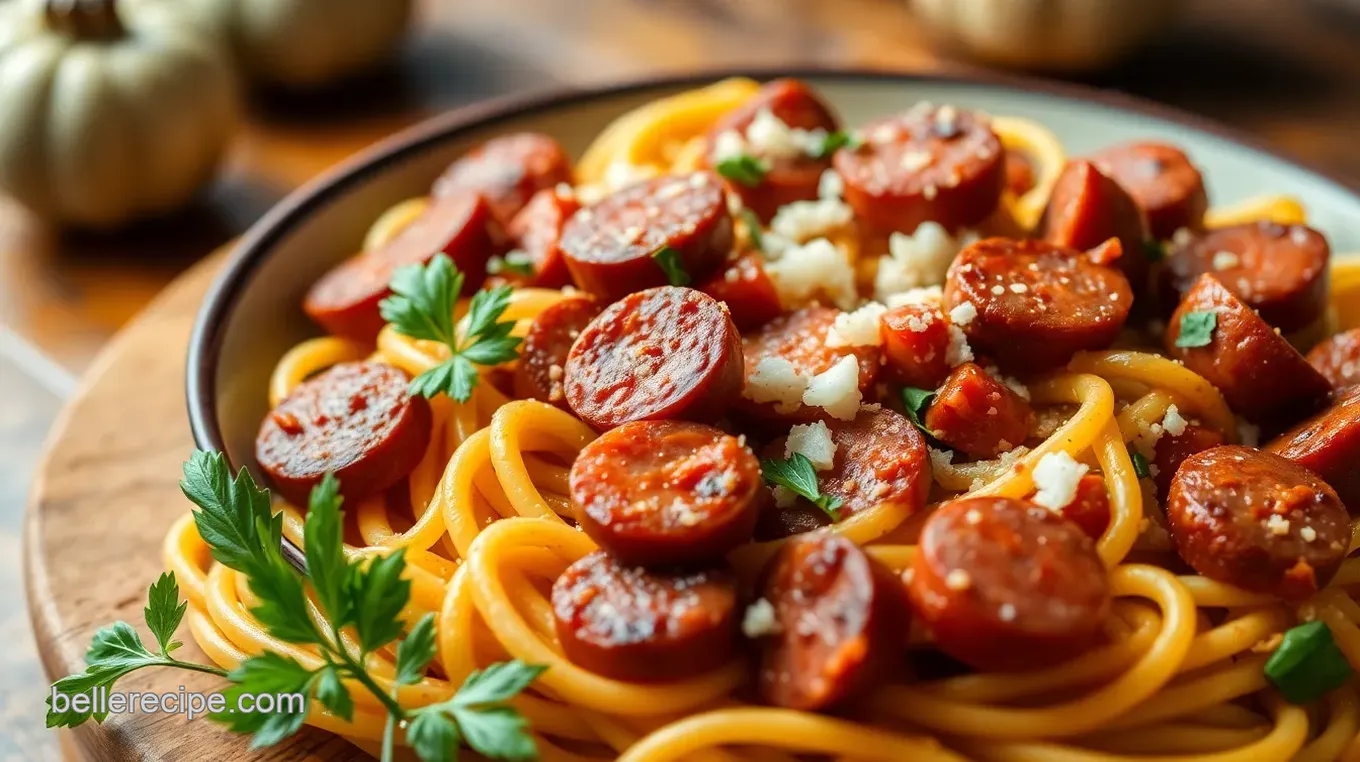 Spicy Roma Sausage Pasta