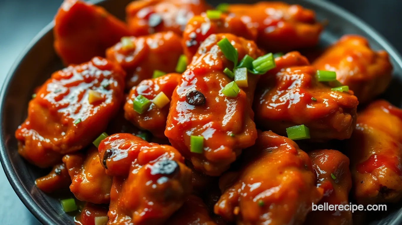 Spicy Korean BBQ Chicken Wings