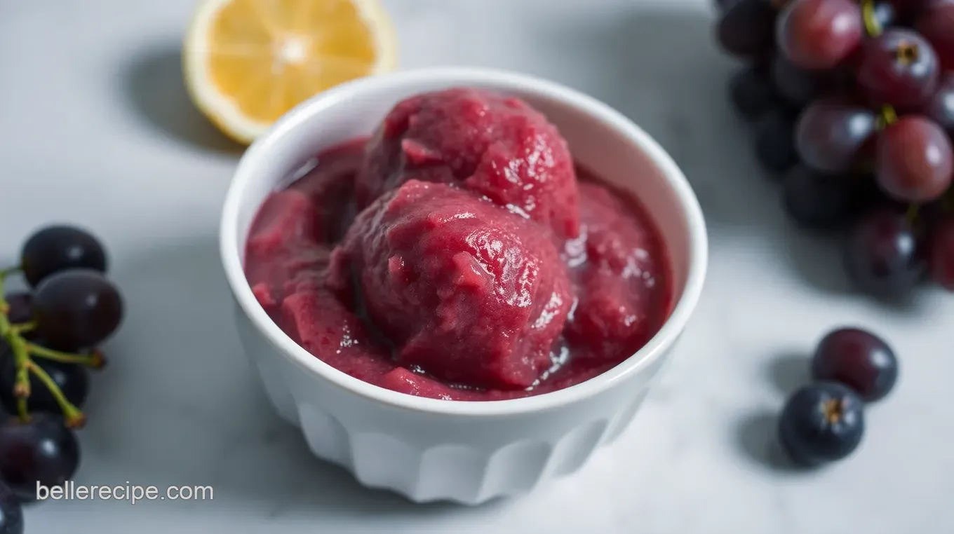 Easy & Refreshing Grape Sorbet: A Sweet Summer Treat You’ll Love Sweet Summer Grape Sorbet