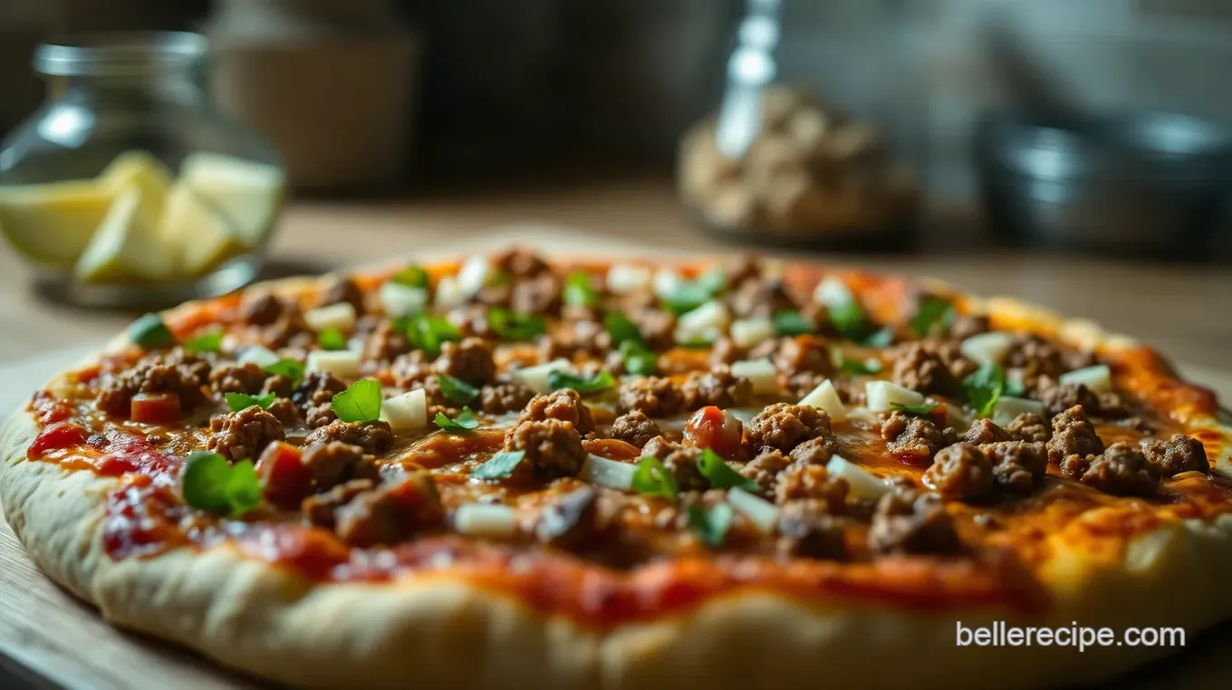 Ultimate Taco Pizza Recipe: Crispy Flavor-Packed Mexican Pizza Delight Ultimate Taco Pizza – A Flavor Fiesta on a Crispy Crust