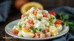 Boiled Egg Salad with Creamy Flavor