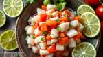 Chill Fresh Ceviche with Zesty Lime Flavor