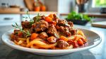 Slow Cooked Lamb Ragu with Herbs