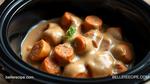 Slow Cooker Sausages with Creamy Gravy