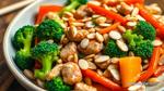 Stir-Fry Chicken with Chopped Almonds