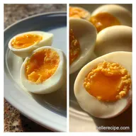 air fryer hard boiled eggs in 25 minutes, silky yolks