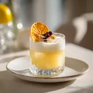 Amaretto Sour Cocktail with Bourbon: 5 Min