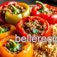 Easy Savory Stuffed Bell Peppers: Comforting Traditional Family Favorite