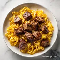 Beef and Noodles Recipe for 6 Servings