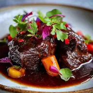 Beef Cheek Recipe with Red Wine: Slow Braised Garlic