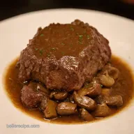 Classic Homemade Salisbury Steak Rich Mushroom Gravy