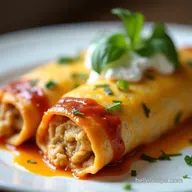 Easy Cream Cheese Chicken Enchiladas Recipe Comfort Food