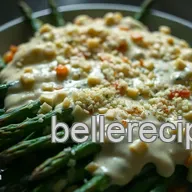 Creamy Garlic Parmesan Asparagus Recipe