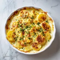 Recipe with Leeks and Potatoes for 6 Servings | Creamy Baked Dish