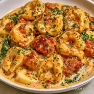 Creamy Tortellini Soup with Sausage