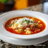 Crock Pot Creamy Chicken Parmesan Soup for 6 Servings