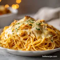 Crock Pot Cheesy Chicken Spaghetti Recipe: 8 Servings
