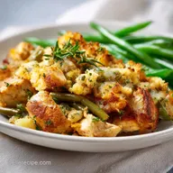 Crockpot Chicken and Stuffing Slow-Cooked