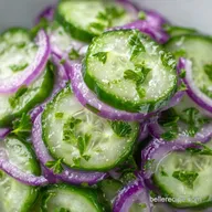 Cucumber Onions Salad Recipe: Crispy