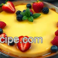 Decadent French Flan with Berries: A Simple Homemade Delight