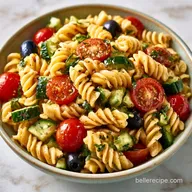 Easy Vinaigrette Pasta Salad in 25 Min