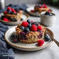Baked Oatmeal with Berries in 40 Minutes for 6 Servings