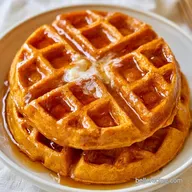 Pumpkin Waffles with Almond Flour