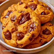 Chewy Pumpkin Chocolate Chip Cookies