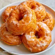 Pumpkin Donuts With Glaze in 55 Mins