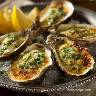 Grilled Oysters with Parmesan Cheese Garlic Butter Recipe