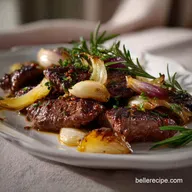 Ground Elk Recipe with Garlic and Onions