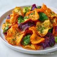 Healthy Baked Veggie Chips in 25 Minutes