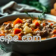 Beef Barley Soup Recipe: Hearty & Comforting Goodness