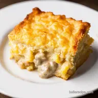 Biscuits and Gravy Hashbrown Breakfast Casserole Oh My