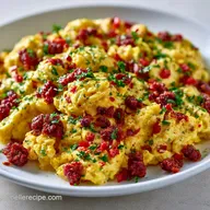 Huevos Con Chorizo: Rich and Spicy