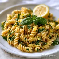 Lemon Basil Cold Pasta in 20 Minutes